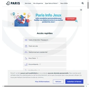 Paris.fr site officiel de la Ville de Paris