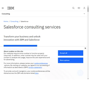 salesforce consulting services ibm