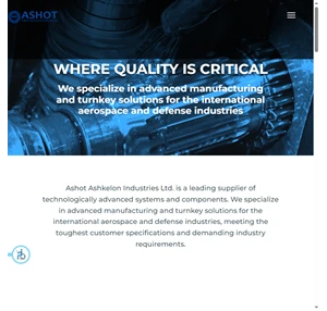 homepage - ashot ashkelon industries