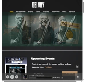 oz noy official website of guitarist oz noy