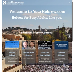 yourhebrew.com hebrew for busy adults