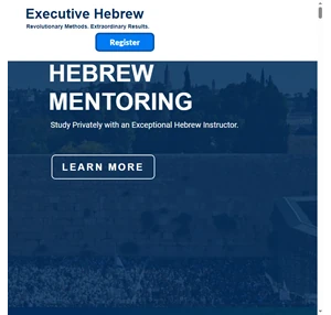 executive hebrew revolutionary methods. extraordinary results.
