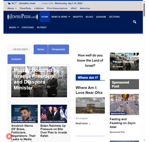 the jewish press - breaking news opinions analysis and more on israel and the jewish world jewishpress.com