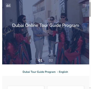 dubai tour guide - training platform