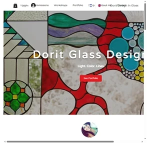dorit shalom gringras kibbutz tuval glass design stained glass