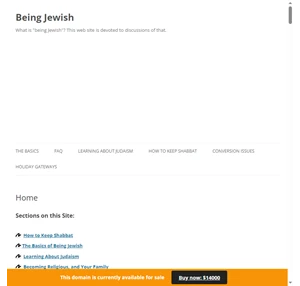 being jewish what is "being jewish"? this web site is devoted to discussions of that.
