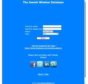 the jewish wisdom database (jewish proverbs quotations sayings)