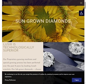 lusix the industry choice for lab-grown diamonds.