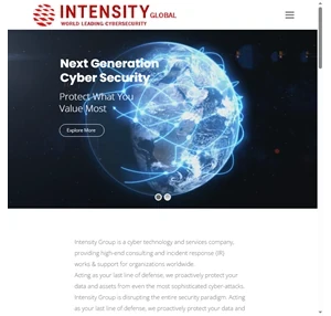 Intensity Global - Cybersecurity Solutions Cybersecurity Experts