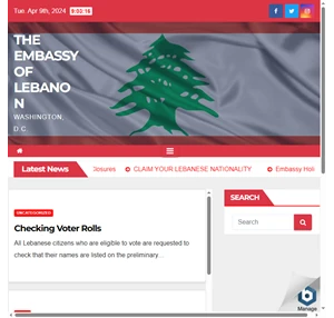 the embassy of lebanon washington d.c.