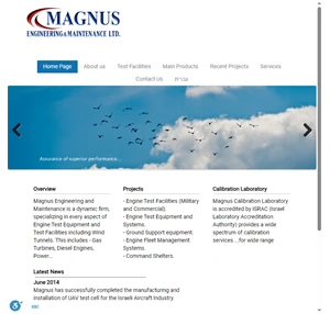 magnus engineering maintenance home page