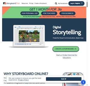 free storyboarding software online storyboard creator storyboardthat
