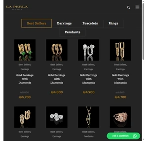 Ювелирный дом La Perla jewelry Дизайнерские эксклюзивные украшения