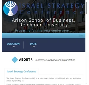 Israel Strategy Conference