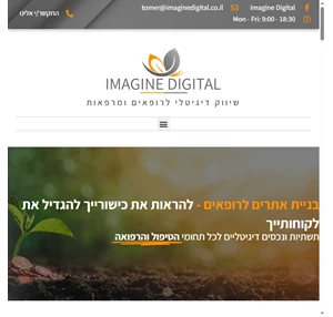 בניית אתרים לרופאים imagine digital בניית אתרים לרופאים imagine digital