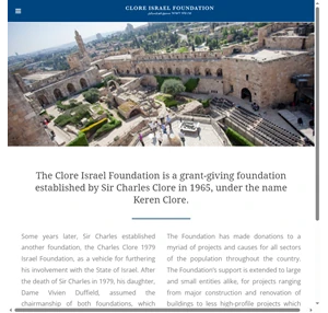 clore israel foundation