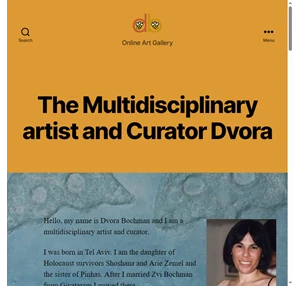the multidisciplinary artist and curator dvora - dvora bochman