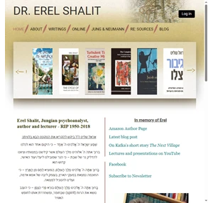 dr. erel shalit - jungian psychoanalyst author and lecturer - home
