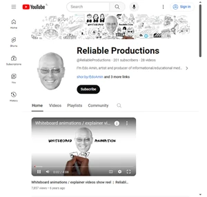reliable productions - youtube