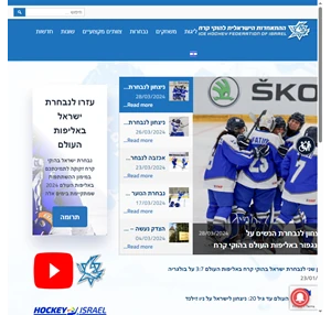 ההתאחדות הישראלית להוקי קרח - הוקי בישראל - איגוד ההוקי הישראלי