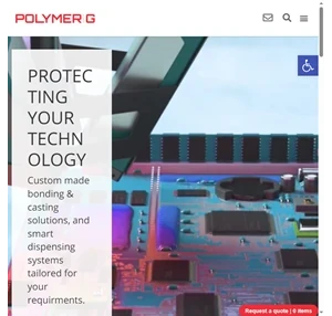 Custom Made Bonding Casting and Dispensing Solutions - Polymer G