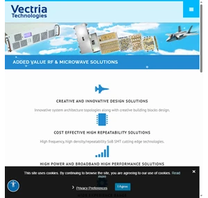 vectria technologies - rf microwave design and manufacturing