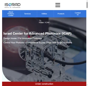 the israel center for advanced photonics - icap
