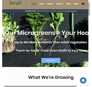 israel microgreens - farm-to-table fresh to your door