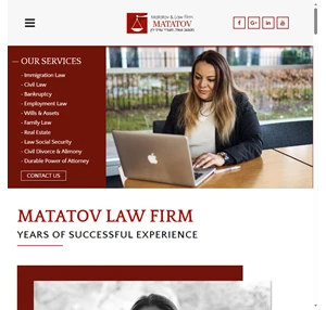 matatov law firm immigration law civil law employment law