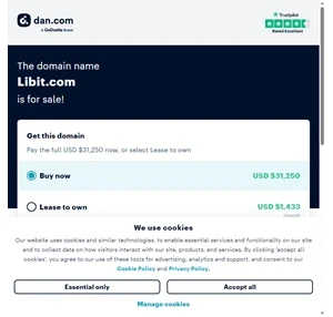 The domain name Libit.com is for sale Dan.com