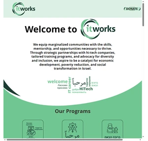 איי טי וורקס - מעצימים אנשים ITWorks - Empowering People העצמה תעסוקה איטוורקס itworks עבודה משרות דרושים