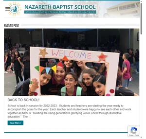 Nazareth Baptist School I will instruct you and teach you in the way you should go. I will guide you with my eye. Psalms 32 6