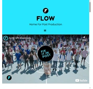 FLOW Home for post production