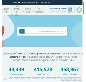גיידסטאר - אתר התאגידים של ישראל משרד המשפטים