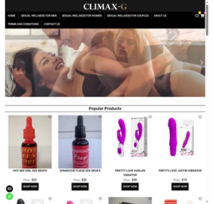 delay spray online shop - sexual wellness products for men women - climax-g