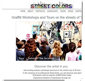 street colors israel - graffiti workshops tours