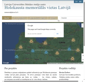 Holokausta memori l s vietas Latvij 
