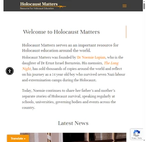Holocaust Education and Resources Online - Holocaust Matters