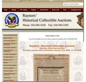 Historical Collectible Auctions