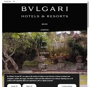 Luxury Hotels and Resorts Bulgari Hotels Resorts