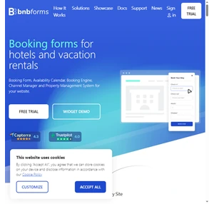 Booking forms for hotels and vacation rentals - BNBForms