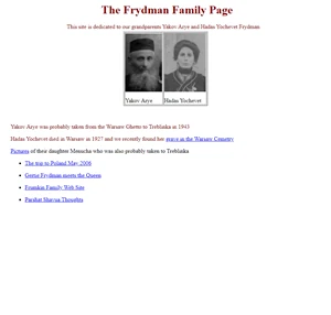 Frydman Family Page
