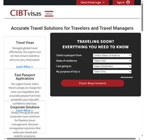 Travel Visas and US Passports for Business Travel and Tourism Fast Easy Secure
