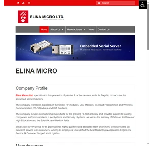 Elina Micro - Microcontrollers LCD Modules GPS GSM אלינה מיקרו