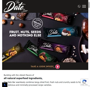 medjool dates fruit nuts seeds and nothing else the date bar