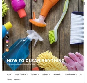 איך לנקות כל דבר