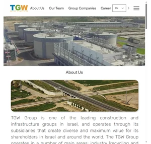 TGW GROUP Environmental Engineering Yavn Israel