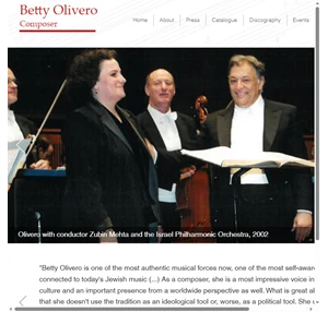 betty olivero contemporary israeli composer