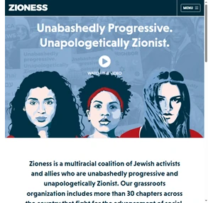 unabashedly progressive. unapologetically zionist. zioness.org