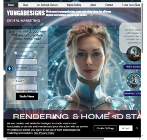 graphic digital design yunga design web marketing israel